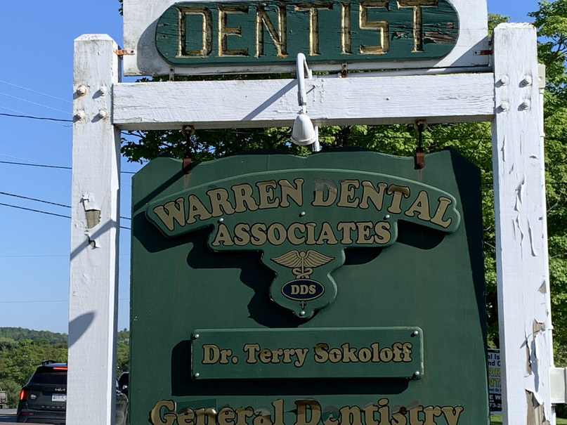 Warren Dental Associates — Dr. Terry Sokoloff sign